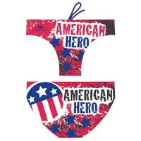 Turbo Costume Da Bagno A Slip American Hero-happy