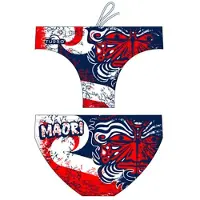 Turbo Costume Da Bagno A Slip Maori Flag Waterpolo
