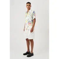 Soulland Orson Shirt White Aop Taglia: XXS/XS | Magliette intime Outlet | Unisex | Bianco