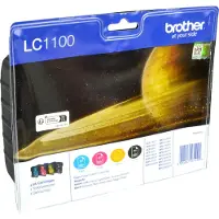 Brother Cartuccia stampante LC-1100VALBP - 4 colori Multipack