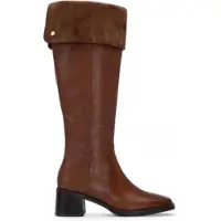 Carmela per donna. 16269101-CAMEL Stivali in pelle marrone 162691 (38), 3 a 5cm, Cerniera, Casual, Classico