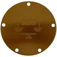 Jabsco Tappo Del Coperchio Terminale Della Pompa 12062-0000