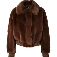 Guess Marciano GUESS Maya Faux Fur Jacket Chocolate Brownie Mu Taglia: L | Giacche invernali Outlet | Donna | Marrone