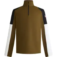 Fusalp - Primo strato da uomo con collo in salita stretch - Pravio Cobra/Noir/Neige per Uomo in Pelle - Taglia M - Kaki