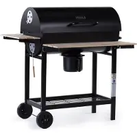 HABITAT ET JARDIN Barbecue a carbone "King" - 95 x 63 x 105 cm - Nero