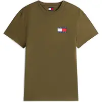 Tommy Hilfiger Slim Essential T-shirt Dark Greenery Taglia: XL | Jeans Outlet | Uomo | Verde