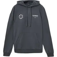 AllSaints Kindred Oth Hoody Washed Black Taglia: S | Felpe con cappuccio Outlet | Uomo | Nero