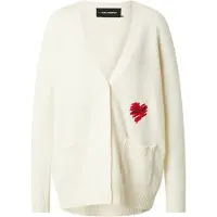 Karl Lagerfeld Cannoli Cream Hearts Cardigan Taglia: M | Cardigan Outlet | Donna | Bianco