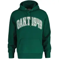 Gant Graphic Hoodie Deep Forest Green Taglia: 3XL | Felpe con cappuccio Outlet | Uomo | Verde