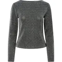 Pieces Top A Maniche Lunghe | Black | M