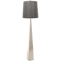 Elstead Lighting Piantana Contemporanea Ascent Acciaio Nichel Lucido 1 Luce E27