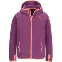 TROLLKIDS Girls Sandefjord Jacket Giacca in pile Bambini (92, lilla)