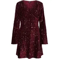 Pieces Vestito Mini | Tawny Port | XL