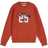 Scotch & Soda Boys Graphic Crewneck Ketchup Taglia: M | Maglioni Outlet | Unisex