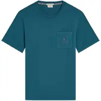 Scotch & Soda Garment Dyed Ss Pocket Tee Legion Blue Taglia: S | T-shirt Outlet | Uomo | Blu