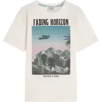 Scotch & Soda Boys Graphic Tee Eggnog Taglia: S | T-shirt Outlet | Unisex