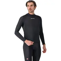 Castelli Flanders 2 Long Sleeve Maglietta tecnica ciclismo Uomo (S, nero)