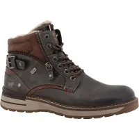Mustang Boots stringati cognac / grigio