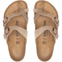 Birkenstock Women's Mayari FL Sandali Donna (43 - Regular, beige/marrone)