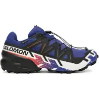 Salomon - Scarpa trail in GORE-TEX - Speedcross 6 GTX Equipe Surf W/Fir - Taglia 47 1/3 - Blu