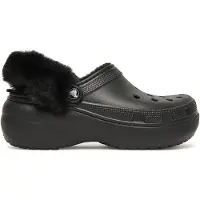 Crocs Zoccoli Classic Platform Lined Fuzz Strap