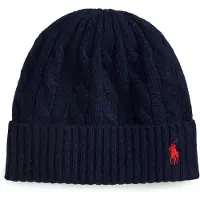 Ralph Lauren per donna. 455981442008 Berretto in lana e cashmere blu marino (OSFA), Casual, Navy