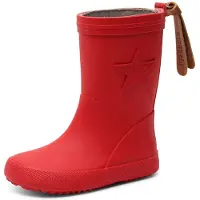 Bisgaard Kid's Star Rubber Stivali di gomma Bambini (22, rosso)