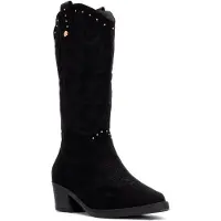 Xti per donna. 13056901-NEGRO Stivali 130569 neri (36), Nero, 3 a 5cm, Cerniera, Casual
