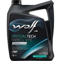WOLF Olio Motore Officialtech Ll Iii Fe Sae 0w-30 5l