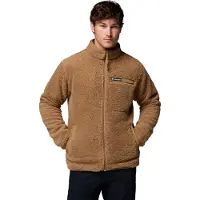 Columbia Rugged Ridge High Pile Full Zip Giacca in pile Uomo (XXL, marrone)