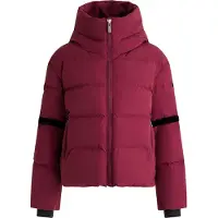 Fusalp - Giacca da sci da donna in piumino naturale impermeabile e isolante - Barsy II Acajou/Noir per Donne - Taglia 38 - Bordeaux