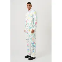 Soulland Declan Jacket White Aop Taglia: XS/S | Giacche di jeans Outlet | Unisex | Bianco