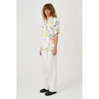 Soulland Orson Shirt White Aop Taglia: XXS/XS | Magliette intime Outlet | Unisex | Bianco