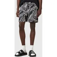 AllSaints Marseille Swimshort Jet Black/opt Wht Taglia: XS | Pantaloncini da bagno Outlet | Uomo | Nero