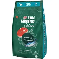 PAN MIĘSKO Cibo Per Cani Con Erbe Manzo Con Tonno 3 Kg