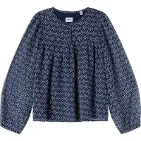 Pepe Jeans per ragazza. PG301706 Camicetta blu navy Amelia (12años= 152cm), Casual, Poliestere, Manica lunga, moda per bambini