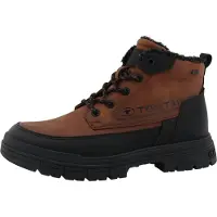 Tom Tailor Boots stringati cognac / nero