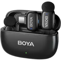 Boya Mini 2 (2 TX + 1 RX USB-C + 1 RX Lightning) nero