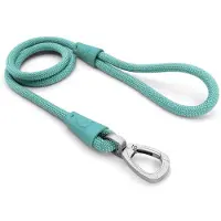 MORSOE Morso Guinzaglio per cani Corda regolare riciclata blu acquamarina