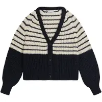Mikuta The Striped Short Knitted Cardigan Taglia: M | Cardigan Outlet | Donna