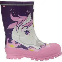 Viking Kid's Jolly Print Stivali di gomma Bambini (26, fuchsia)