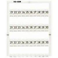Wago Scheda WMB 21–30, stampata, 10×, orizzontale, espandibile 5–5,2 mm, 5 pezzi.