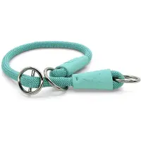 MORSOE Morso Mezzo collare per cani Corda regolare riciclata blu acquamarina