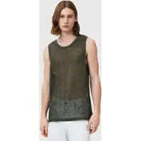 AllSaints Anderson Vest Kombu Green Taglia: M | Cardigan Outlet | Uomo | Verde