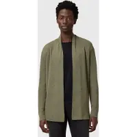 AllSaints Mode Merino Open Car Light Ash Green Taglia: XS | Giacche Outlet | Uomo | Verde