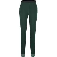 Stoic Women's MerinoFleece260 FlenSt. Long Pants Mutande tecniche lunghe Donna (XL, verde)