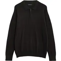 French Connection Polo Zip Ls Luxe Dk Green Taglia: L | Maglioni a maglia Outlet | Uomo | Verde