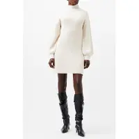 French Connection Babysft Bishop Sl Knit Dress S Classic Cream Taglia: XL | Abiti Mini Outlet | Donna | Bianco