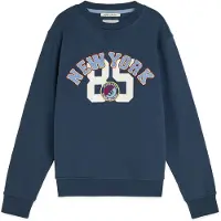 Scotch & Soda Boys Graphic Crewneck Insignia Blue Taglia: S | Maglioni Outlet | Unisex | Blu
