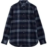French Connection Multi Gingham 2 Pkt Flannel Ls Marine Taglia: M | Maglie a manica lunga Outlet | Uomo